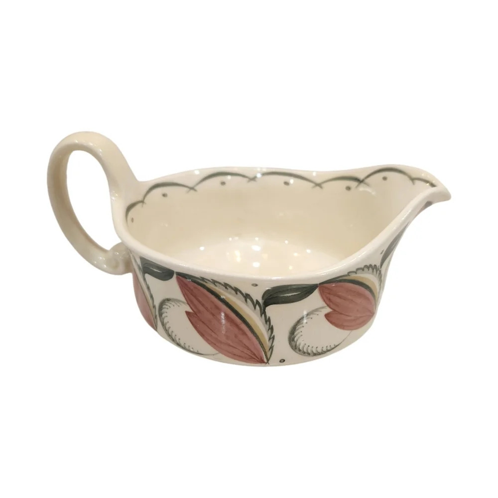 Susie Cooper England Creamer Jug Beechwood 2301 Bone China Floral Vintage